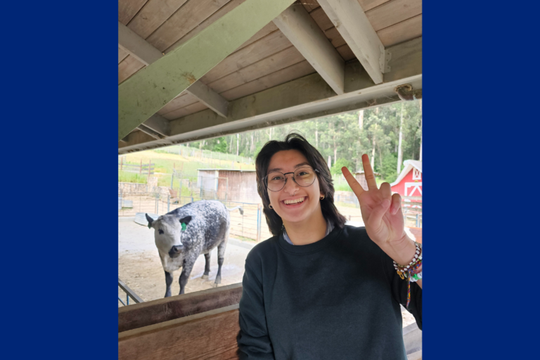 Photo of Citlali on a farm