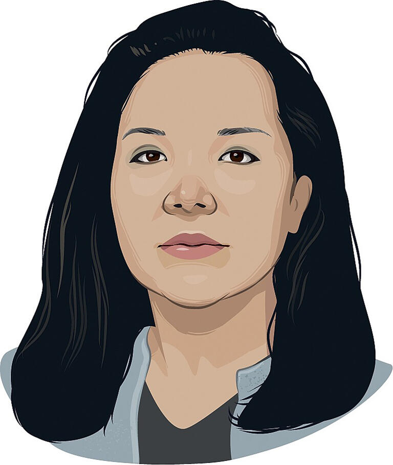 sketched portrait