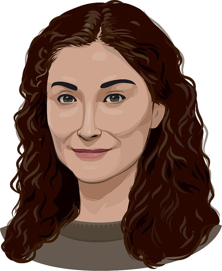 sketched portrait