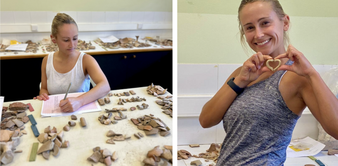 sophie cushman holding artifacts